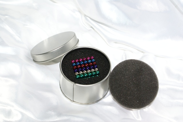 Cubo magnetico colorato 216 sfere neodimio colorato
